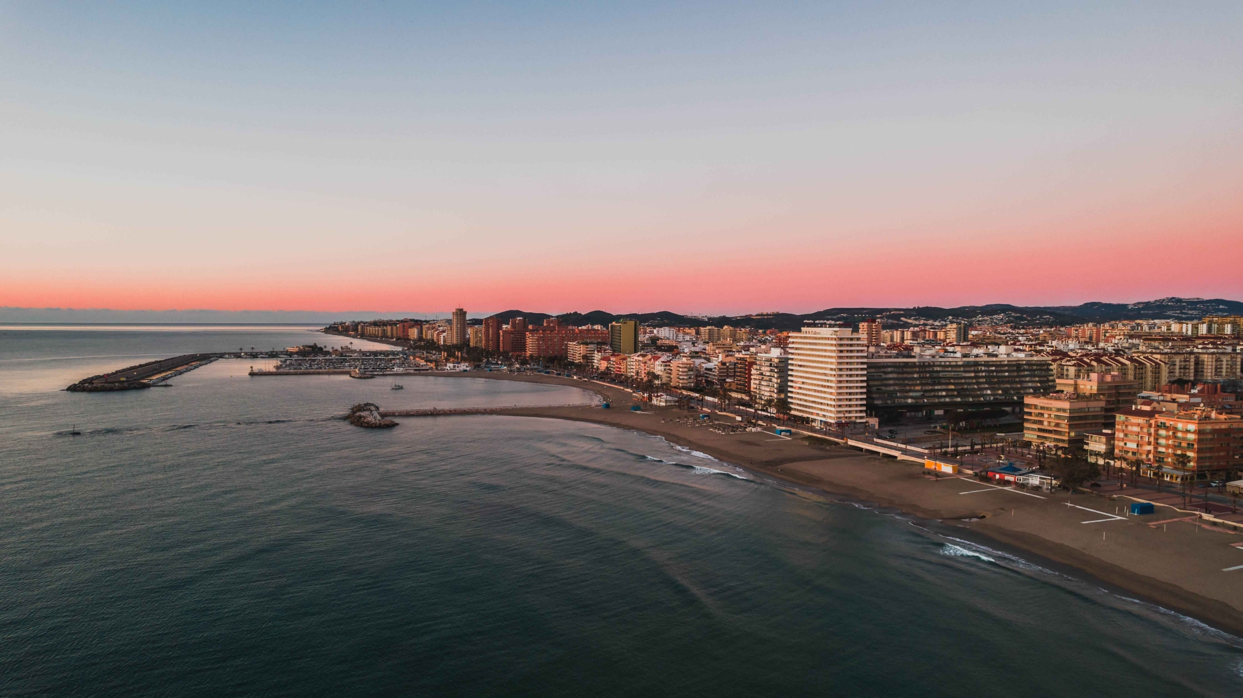 Aerial,Photograpy,Fuengirola,Beach,Spain